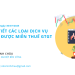 Dịch vụ chứng khoán miễn thuế