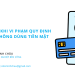 Các mức phạt khi vi phạm quy định về thanh toán không dùng tiền mặt