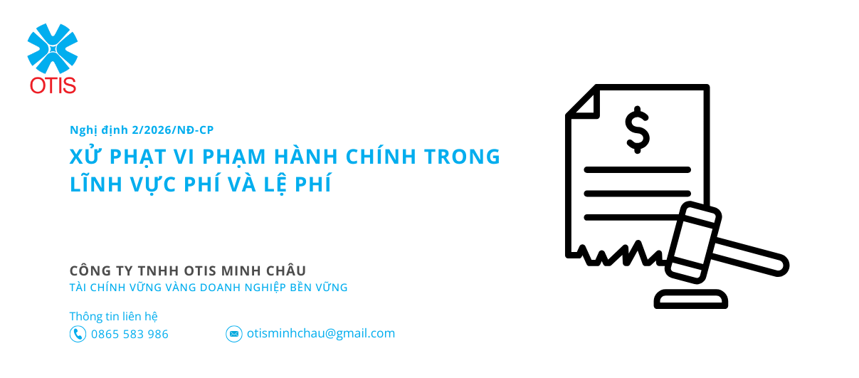 Nghị định 2/2026/NĐ-CP về xử phạt vi phạm hành chính trong lĩnh vực phí và lệ phí
