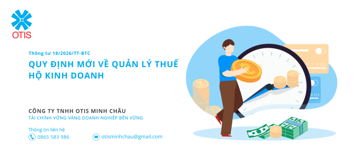 Quy định mới về quản lý thuế hộ kinh doanh theo thông tư 18/2026/TT-BTC