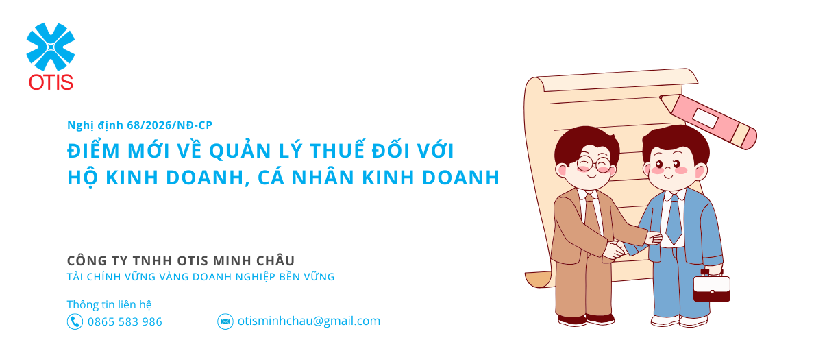 Điểm mới nghị định 68/2026/NĐ-CP về quản lý thuế đối với hộ kinh doanh, cá nhân kinh doanh