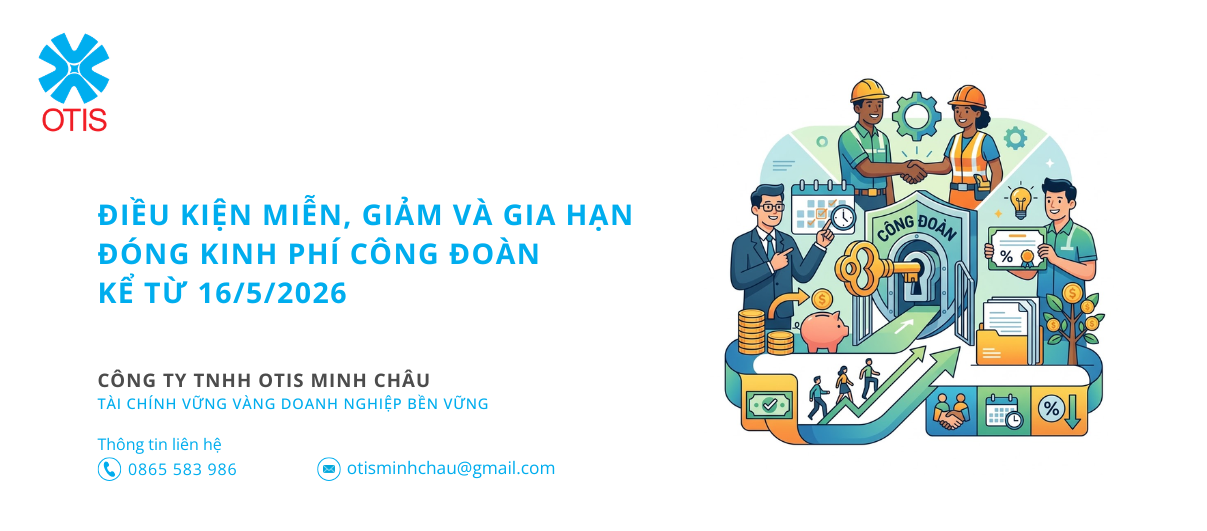 Điều kiện miễn, giảm và gia hạn đóng kinh phí công đoàn kể từ 16/5/2026